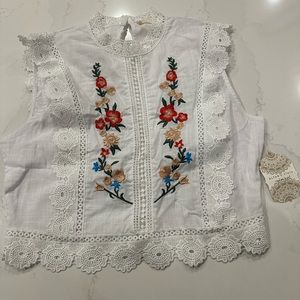 Altar’d State embroidered tank